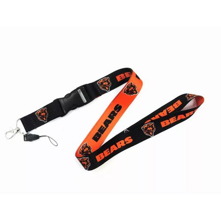 Chicago Bears NFL Neck Lanyard Football Teams Detachable Strap Lanyards for Cellphone Holder